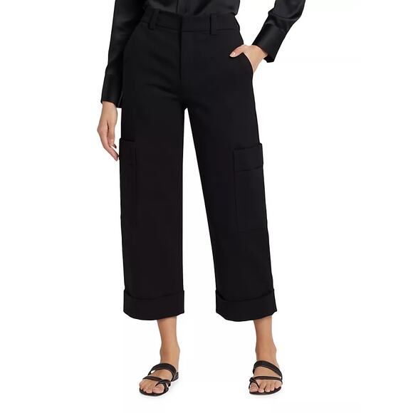 Vince Stretch Cargo Crop Pants Size 10 - Picture 1 of 7